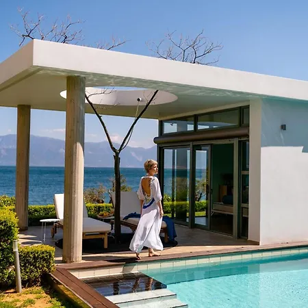 빌라 Lefkon With Pool By The Sea - Npeloponnese Kato Rodini